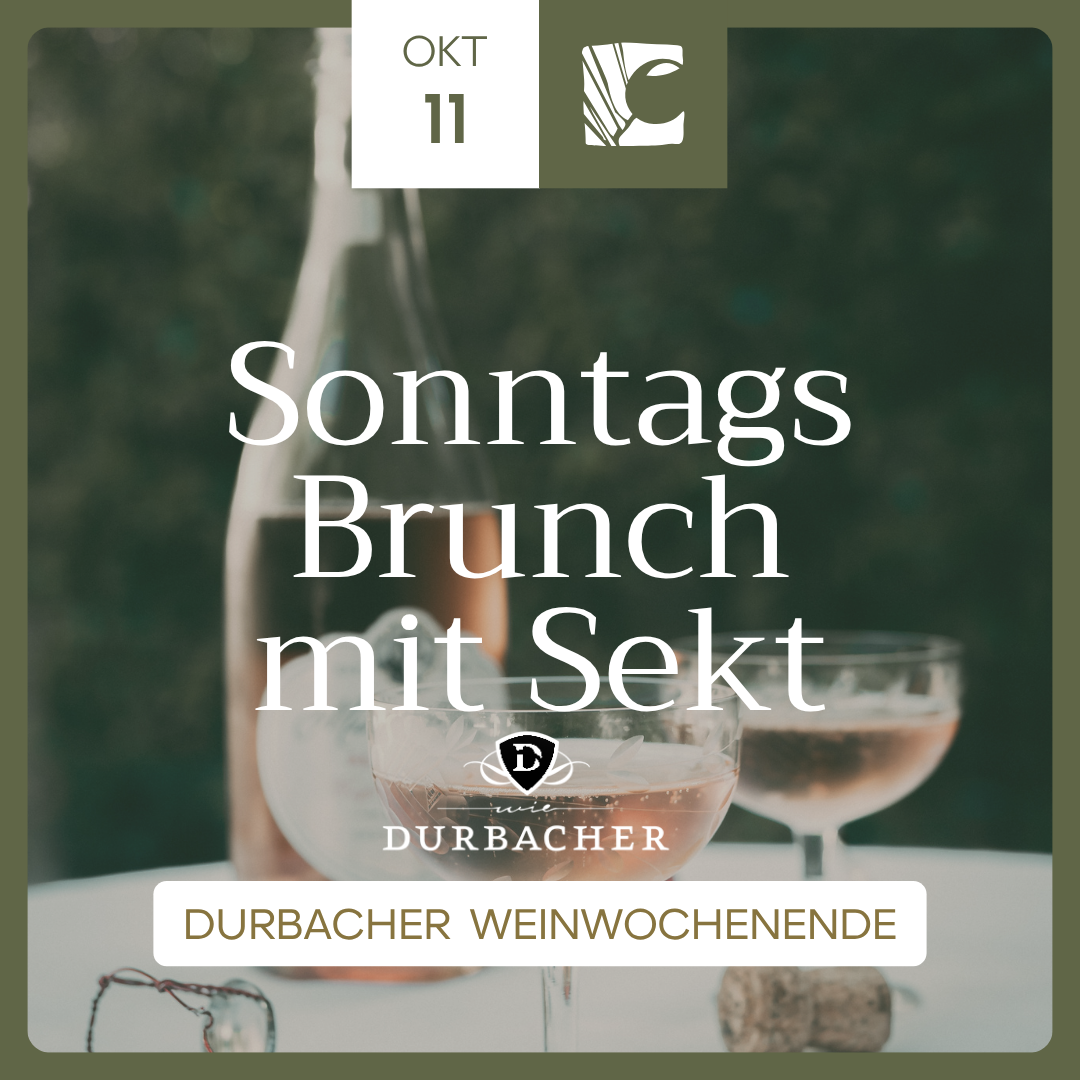 Sonntags-Brunch mit Durbacher Sekt – Durbacher Weinwochenende 11.10.26